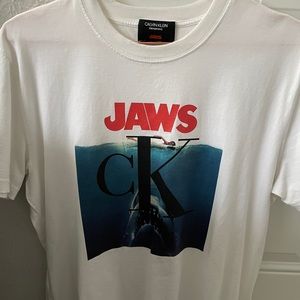 Calvine Klein and jaws t shirt size medium
